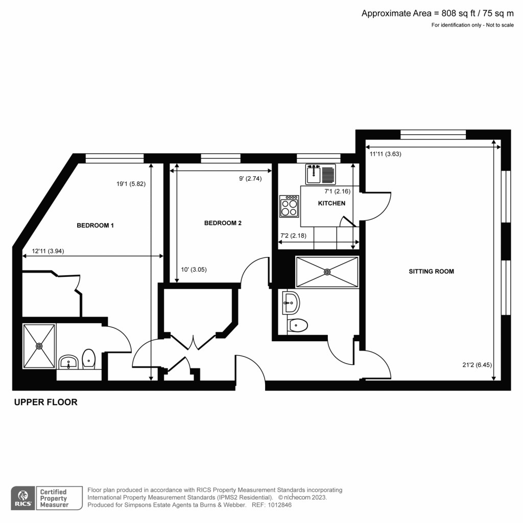 Floorplans For Ockford Road, Godalming, Surrey