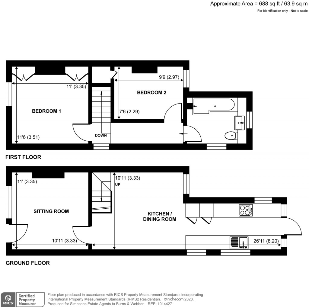 Floorplans For Eashing Lane, Godalming, GU7