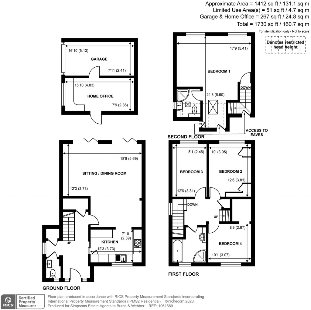 Floorplans For Chapel Lane, Milford, Godalming, GU8