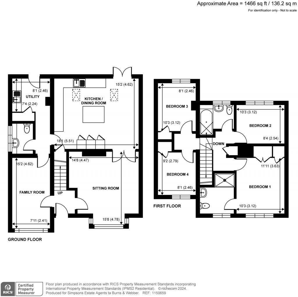 Floorplans For Old Elstead Road, Milford, Godalming, GU8