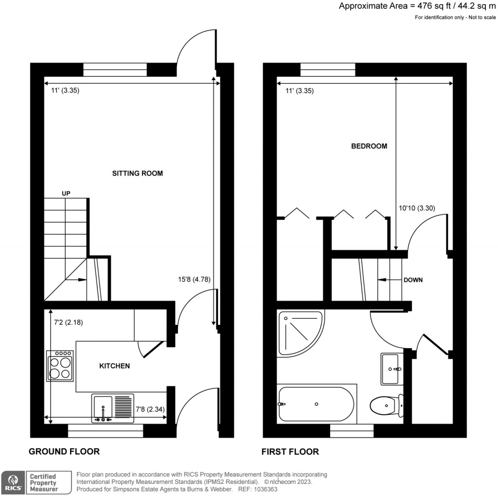 Floorplans For High Ridge, Godalming, GU7