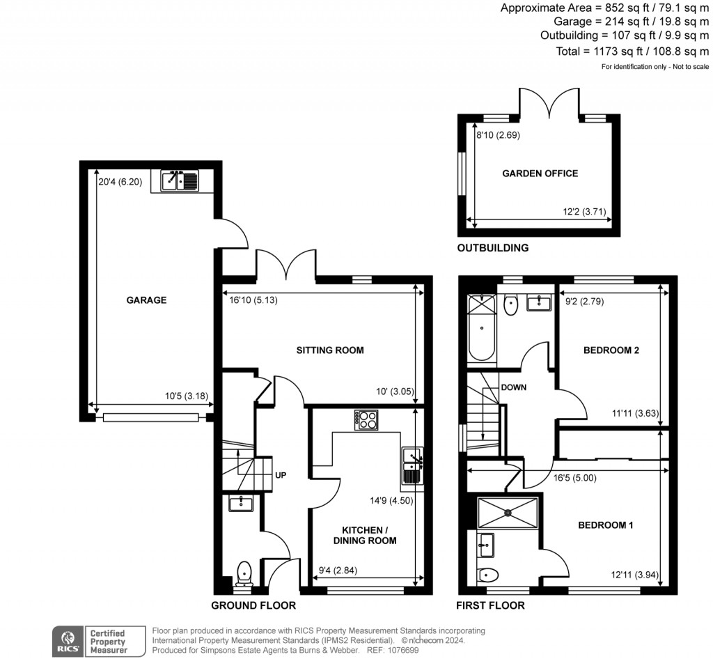 Floorplans For Gratton Chase, Dunsfold, GU8