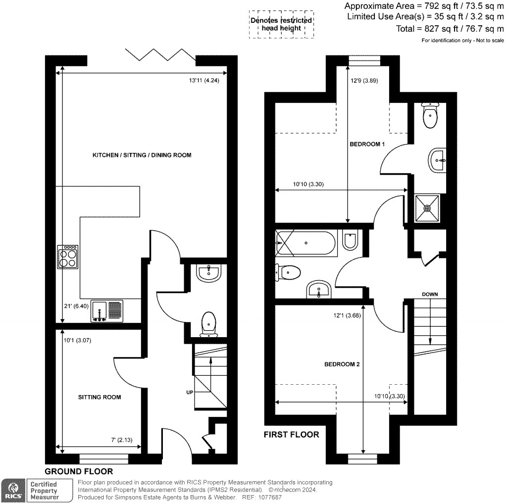 Floorplans For White Star Close, Farncombe, Godalming, GU7