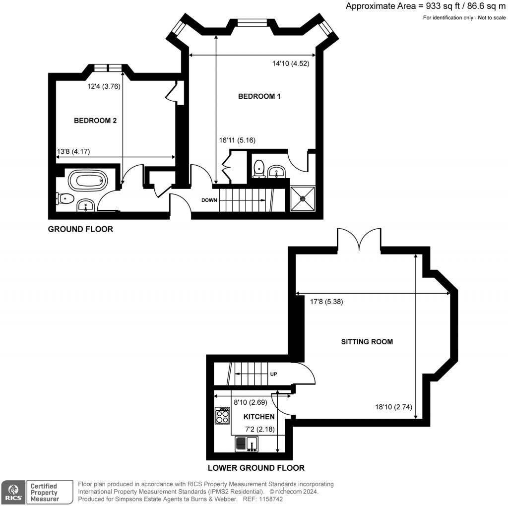 Floorplans For Deanery Road, Godalming, GU7