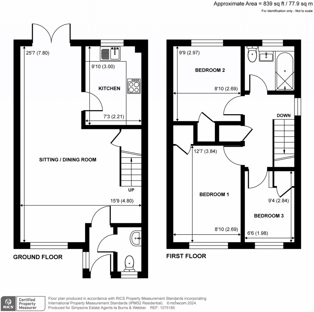 Floorplans For Woodpeckers, Milford, Godalming, GU8