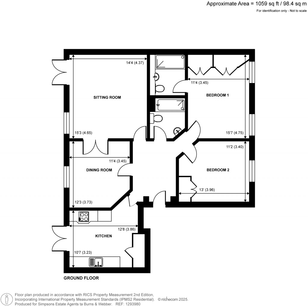Floorplans For Portsmouth Road, Milford, Godalming, GU8
