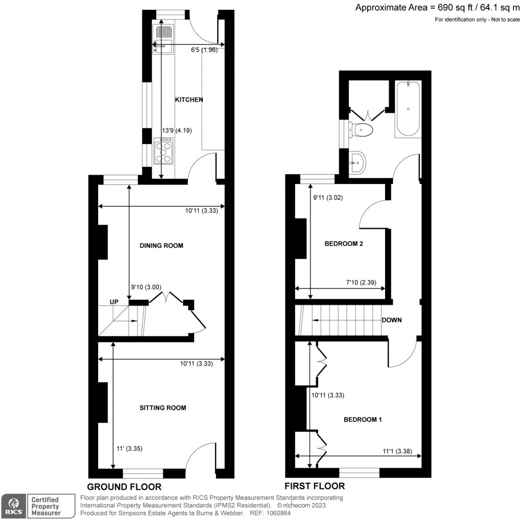 Floorplans For Eashing Lane, Godalming, GU7