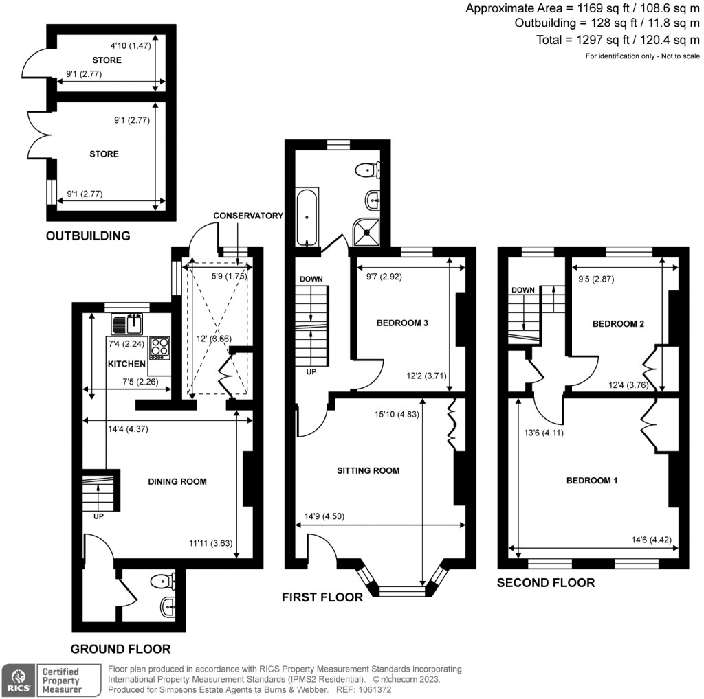 Floorplans For Croft Road, Godalming, GU7
