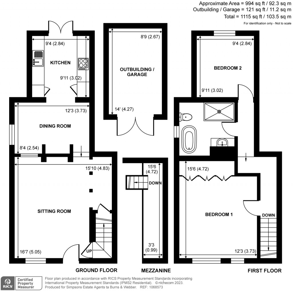 Floorplans For Ockford Road, Godalming, GU7