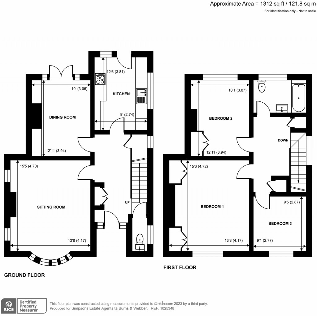 Floorplans For Croft Road, Godalming, GU7