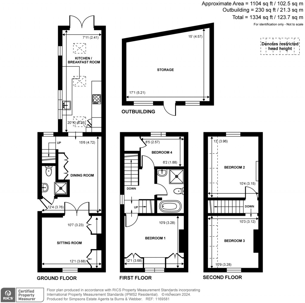 Floorplans For George Road, Milford, Godalming, GU8