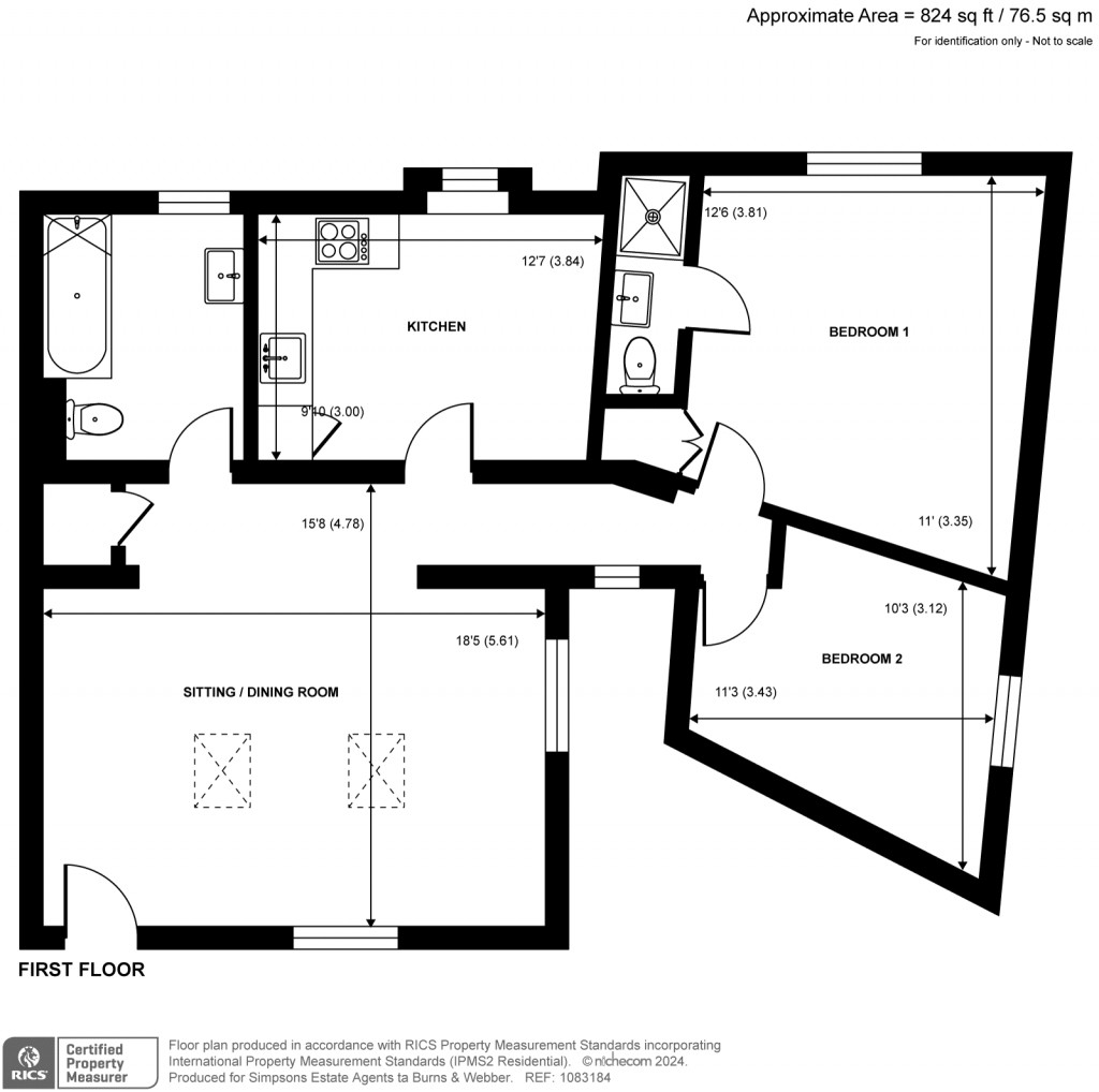 Floorplans For Portsmouth Road, Milford, Godalming, GU8