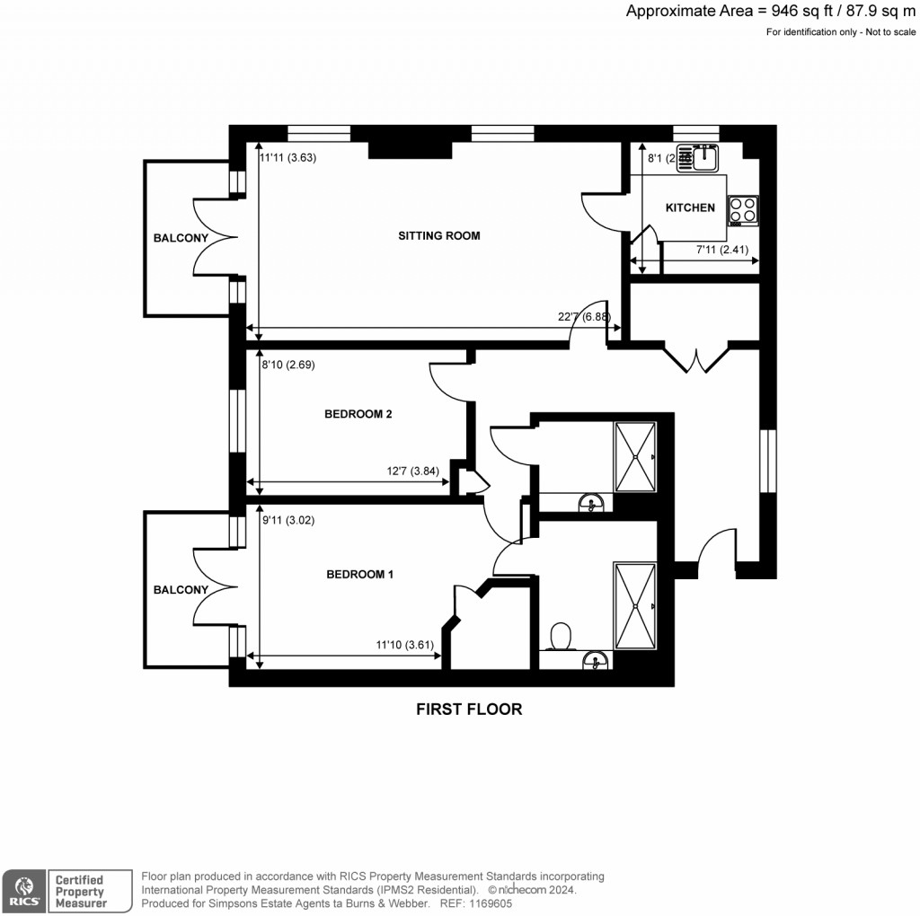 Floorplans For Ockford Road, Godalming, GU7
