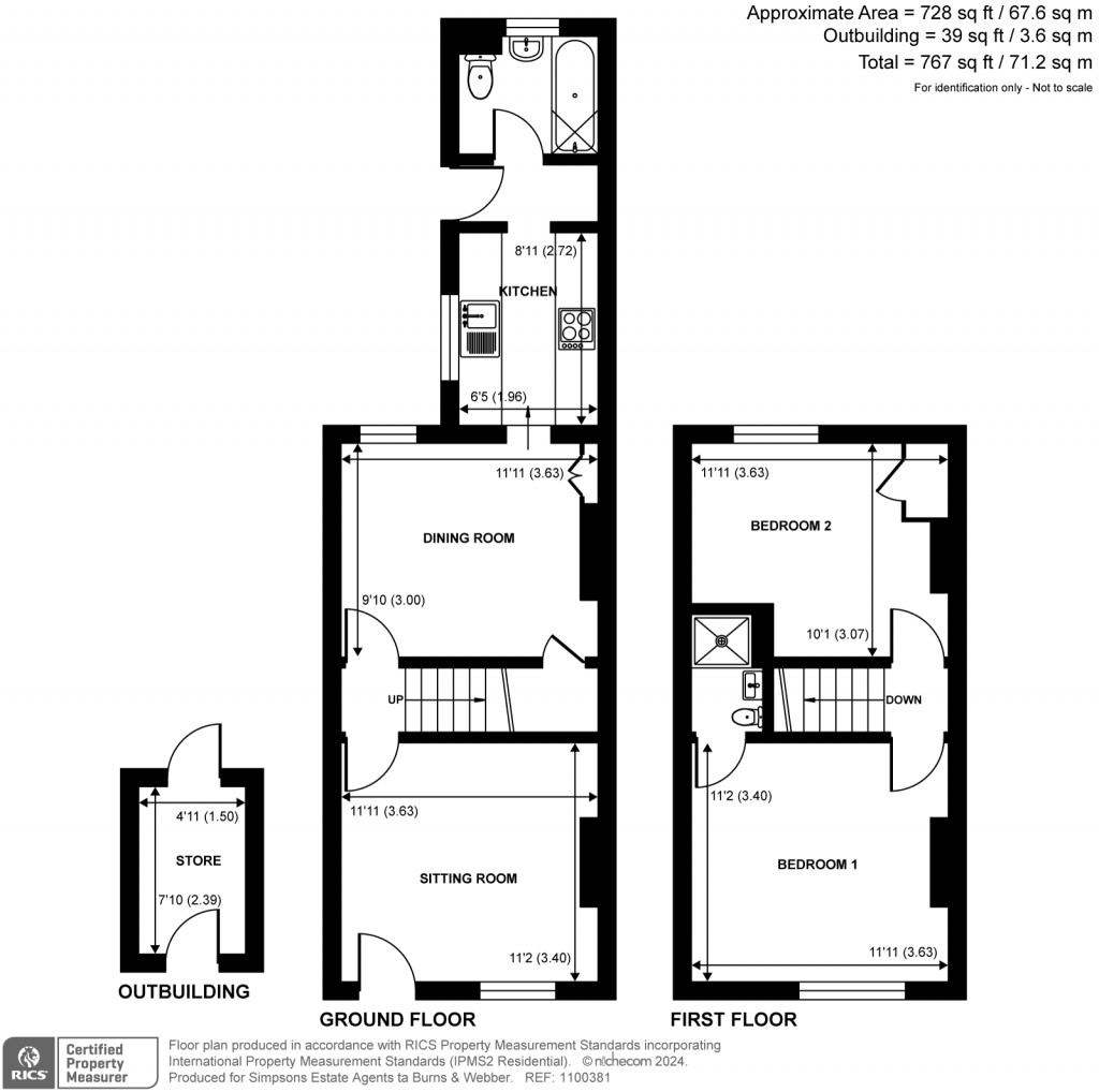 Floorplans For North Street, Godalming, GU7