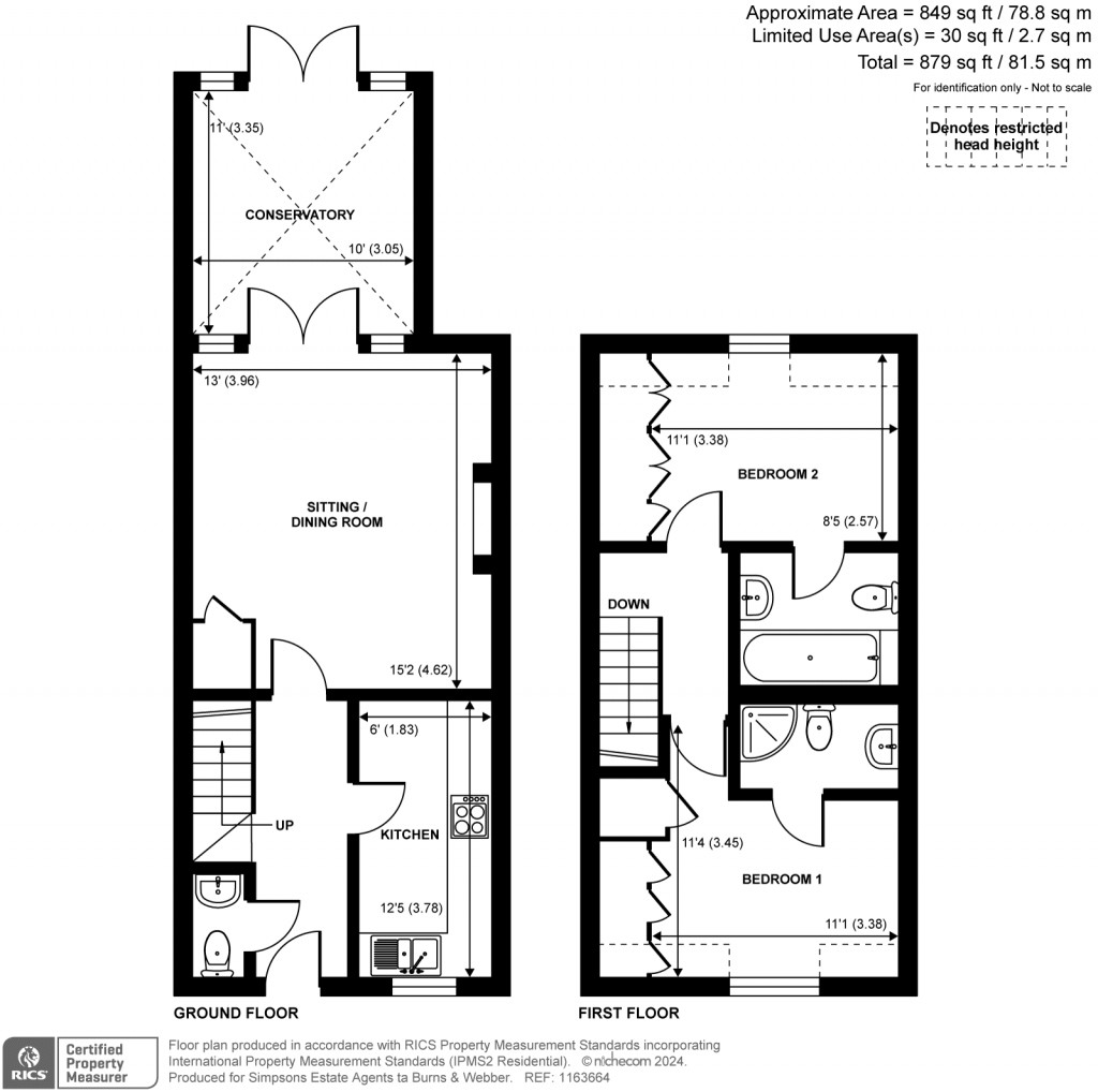 Floorplans For Rowcliffe Springs, The Street, Hascombe, Godalming, GU8