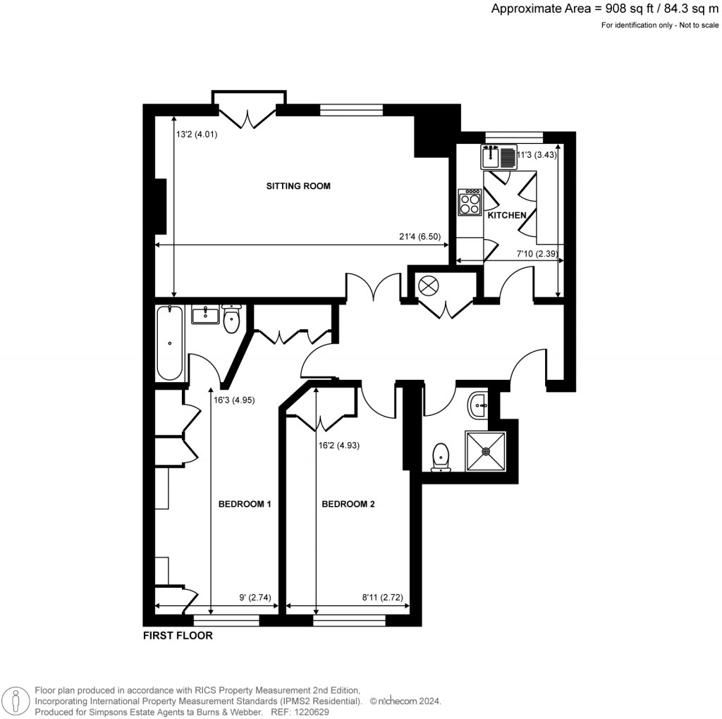Floorplans For Portsmouth Road, Milford, Godalming, GU8