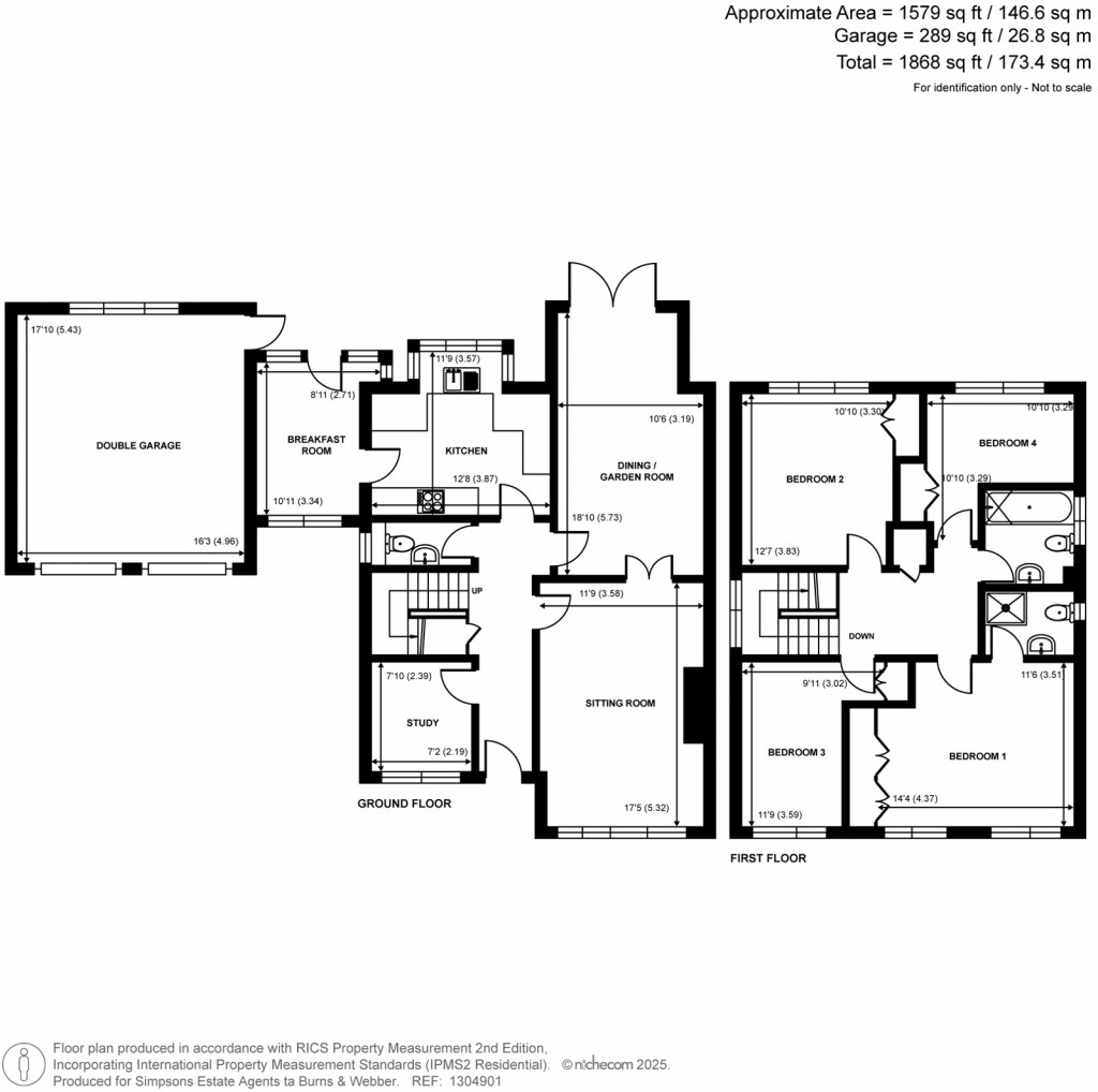 Floorplans For Windy Wood, Godalming, Surrey