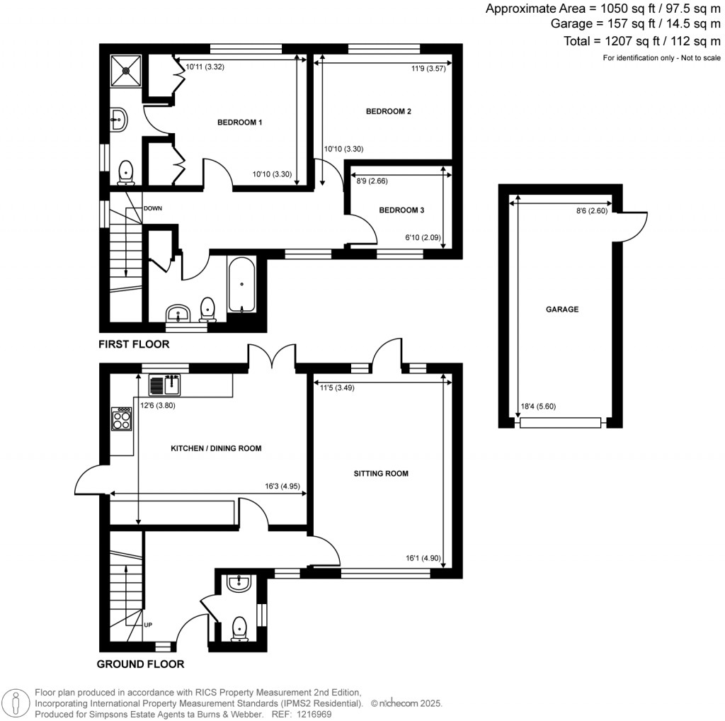 Floorplans For Pullman Lane, Godalming, GU7
