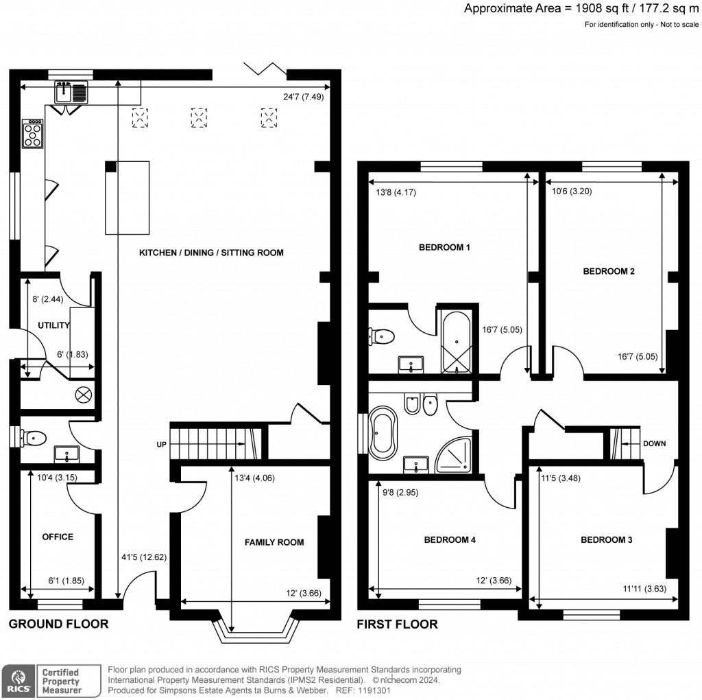 Floorplans For Thursley Road, Elstead, Godalming, GU8