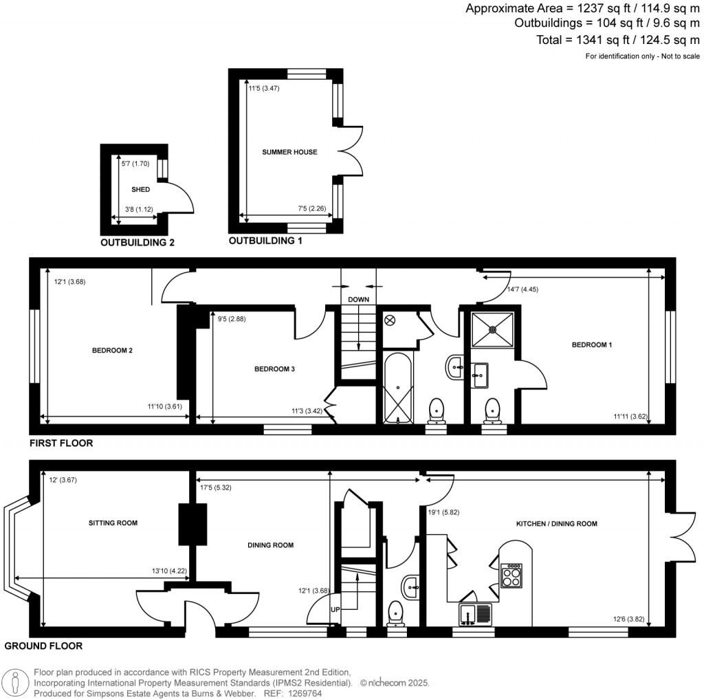 Floorplans For Woodside Road, Chiddingfold, GU8