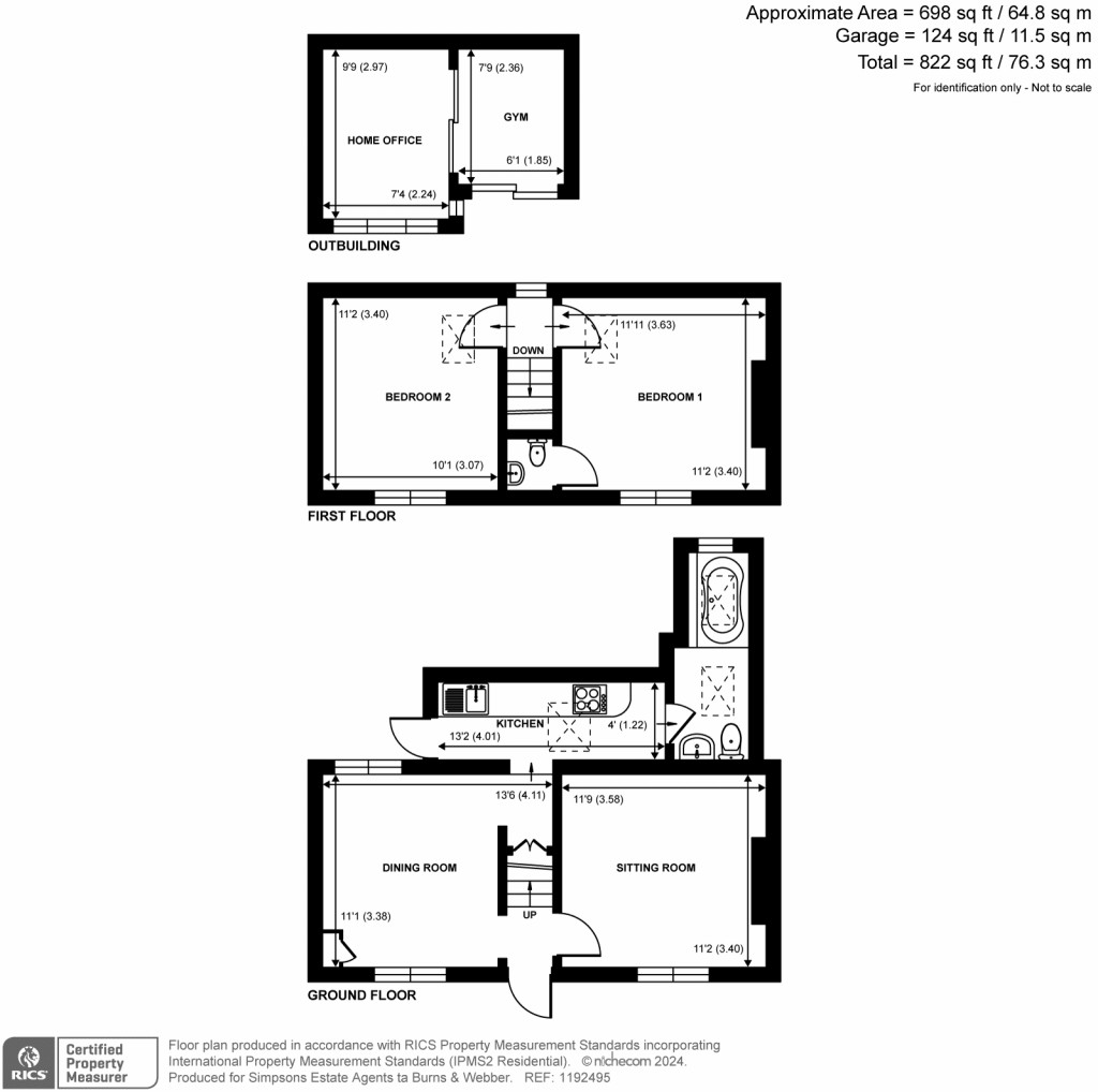 Floorplans For Brighton Road, Godalming, GU7