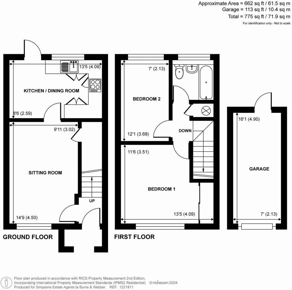 Floorplans For Pullman Lane, Godalming, GU7