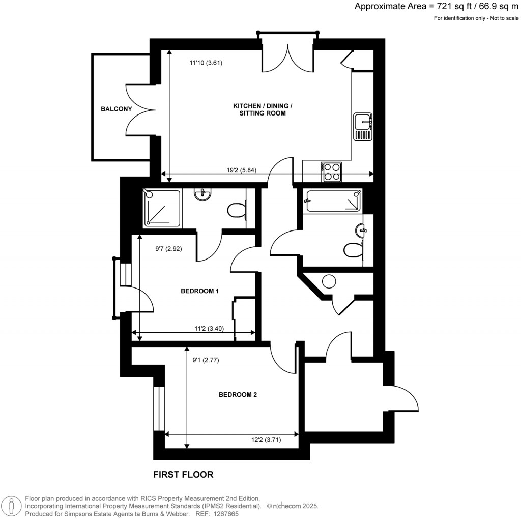 Floorplans For Electric Close, Godalming, GU7