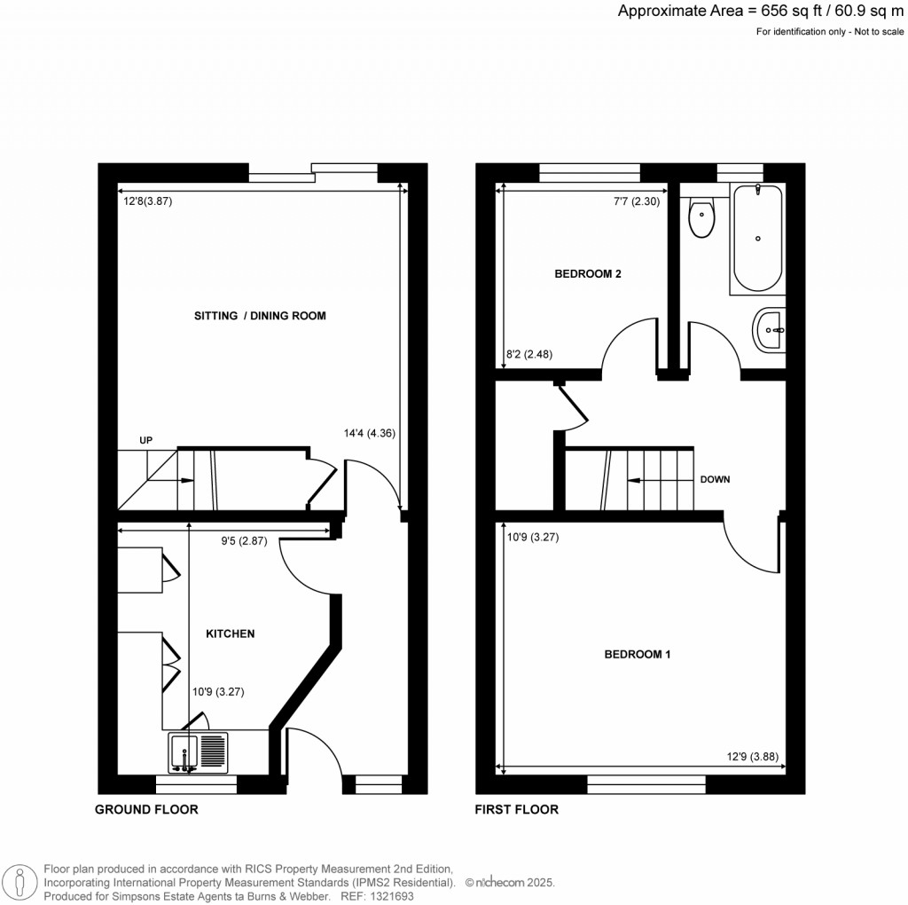 Floorplans For Elizabeth Road, Godalming, Surrey