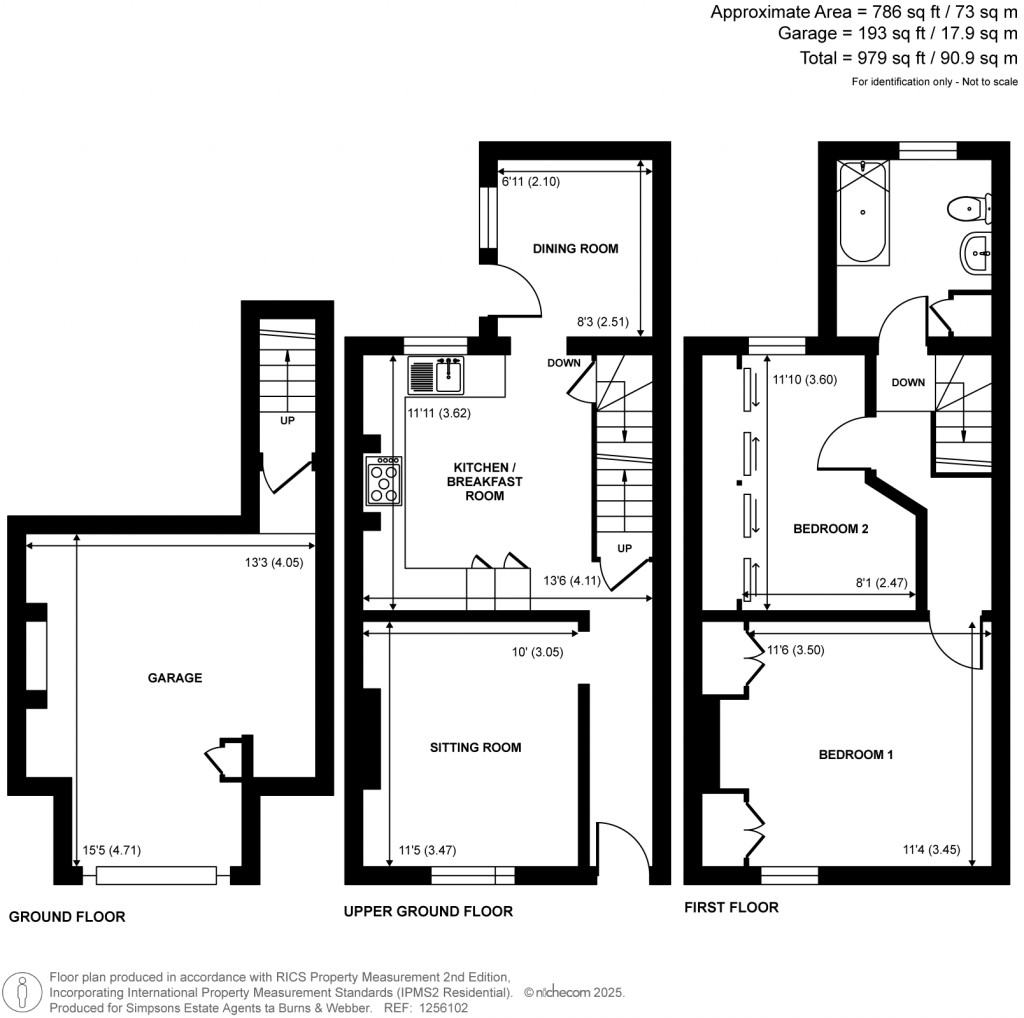 Floorplans For Latimer Road, Godalming, GU7