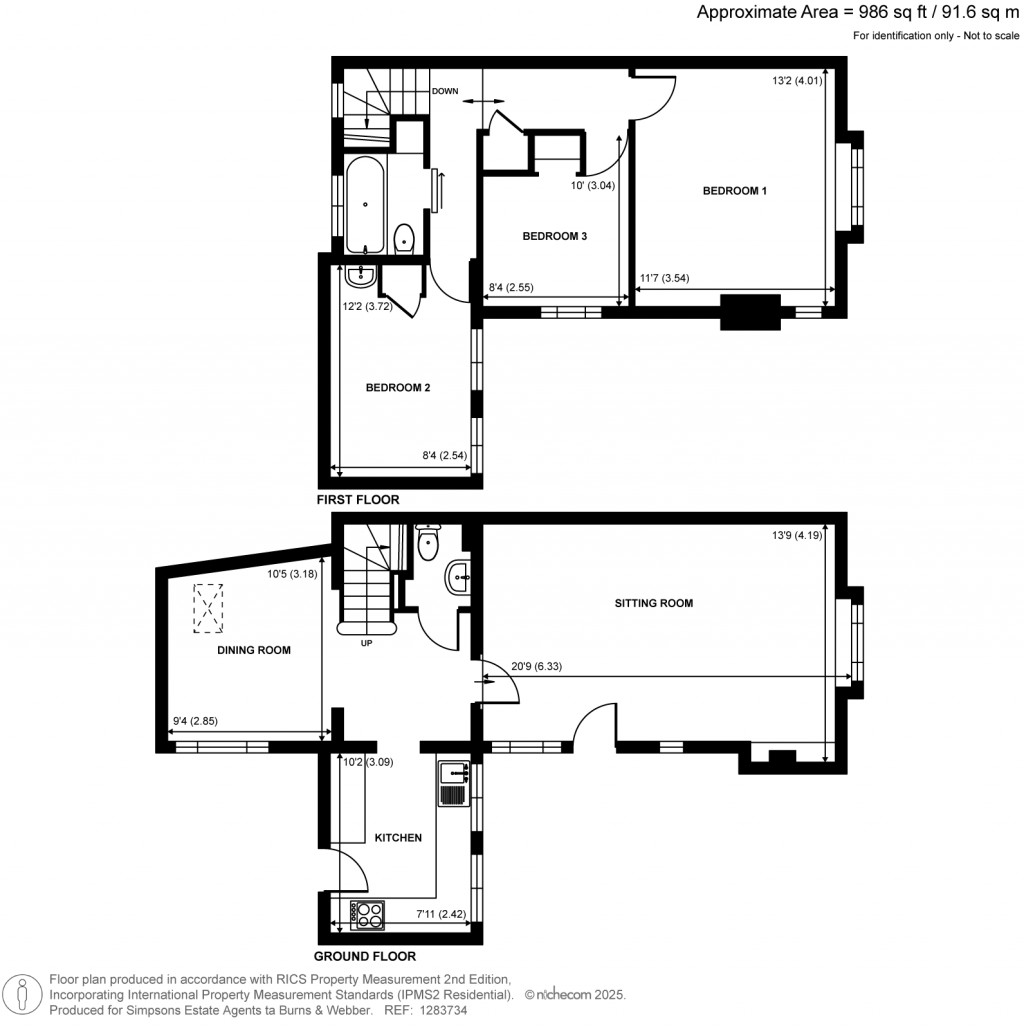 Floorplans For Malthouse Lane, Hambledon, Godalming, GU8