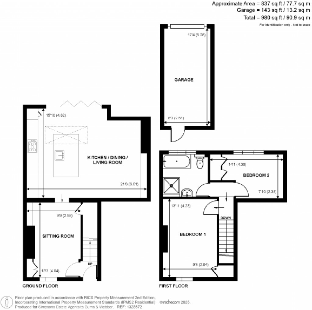 Floorplans For The Green, Elstead, Surrey