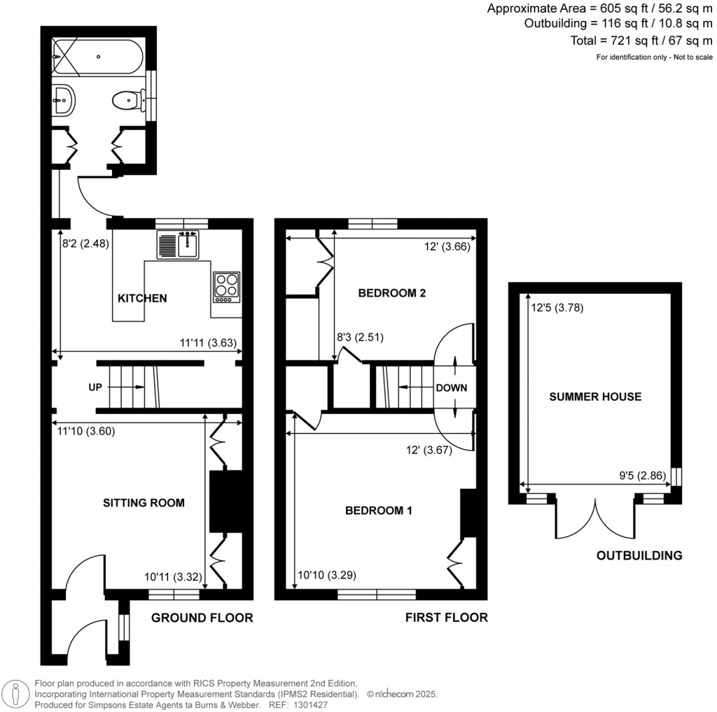Floorplans For Summers Road, Farncombe, Godalming, Surrey
