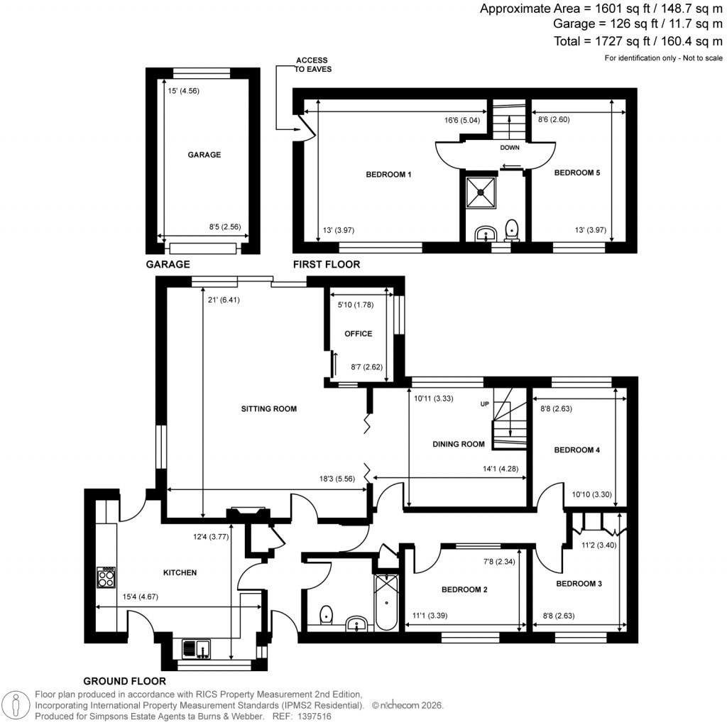 Floorplans For Elstead, Godalming, Surrey