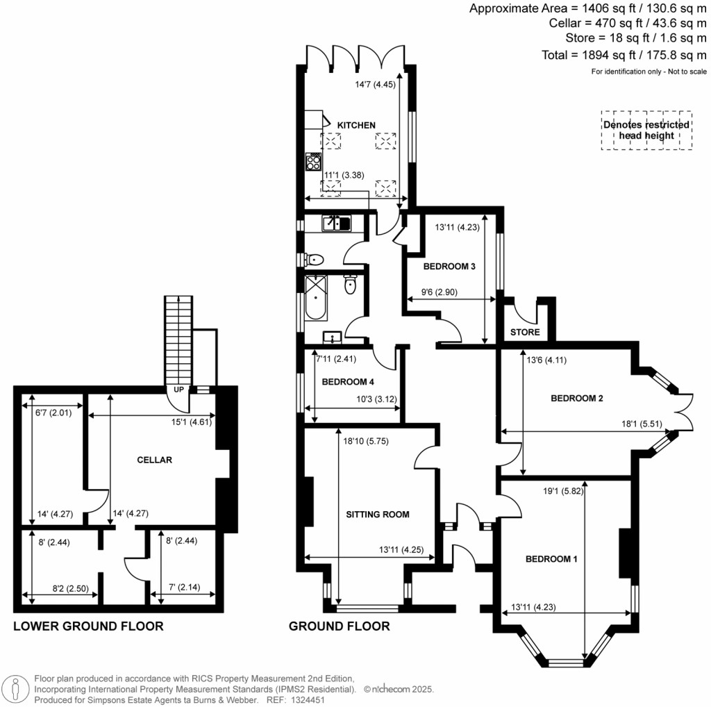 Floorplans For Peperharow Road, Godalming, Surrey