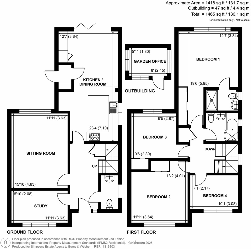 Floorplans For Thursley Road, Elstead, Surrey