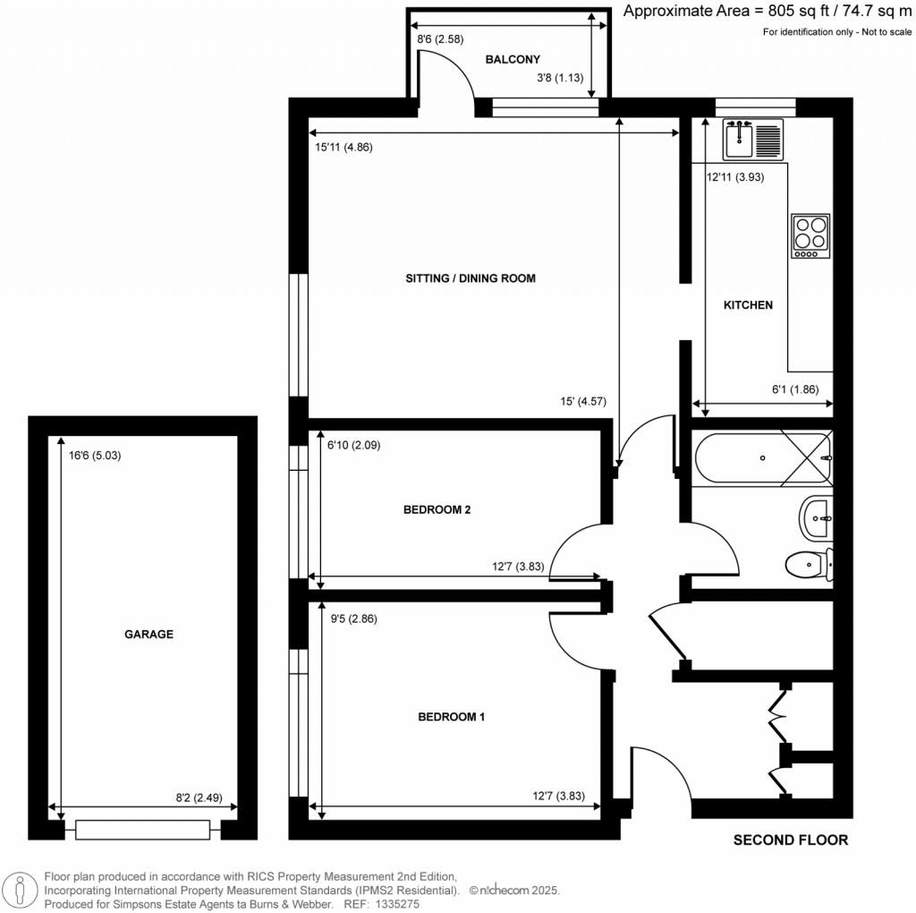 Floorplans For Charterhouse Road, Godalming, Surrey