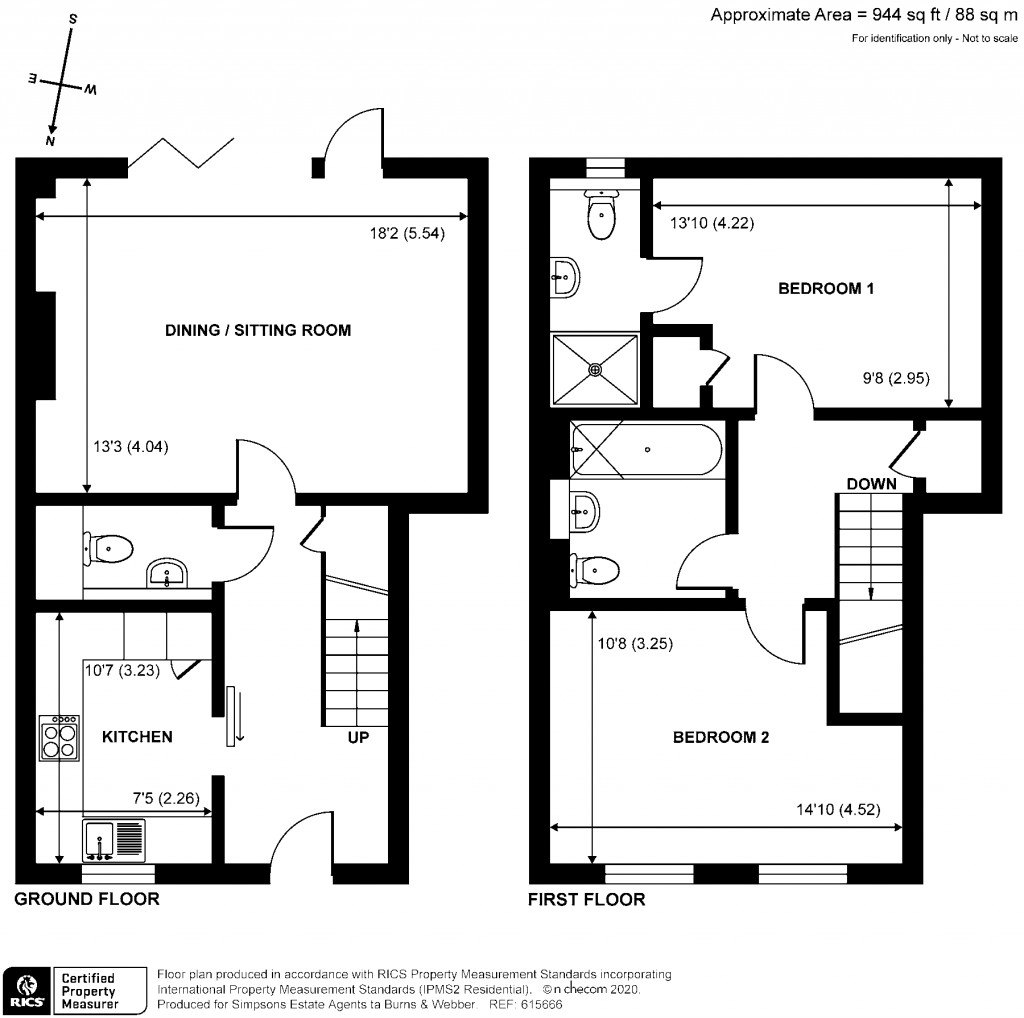 Floorplans For Wormley, Godalming, Surrey
