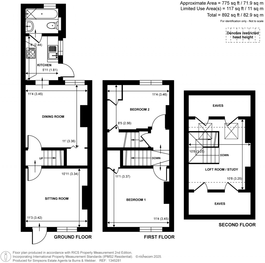 Floorplans For Brighton Road, Godalming, Surrey