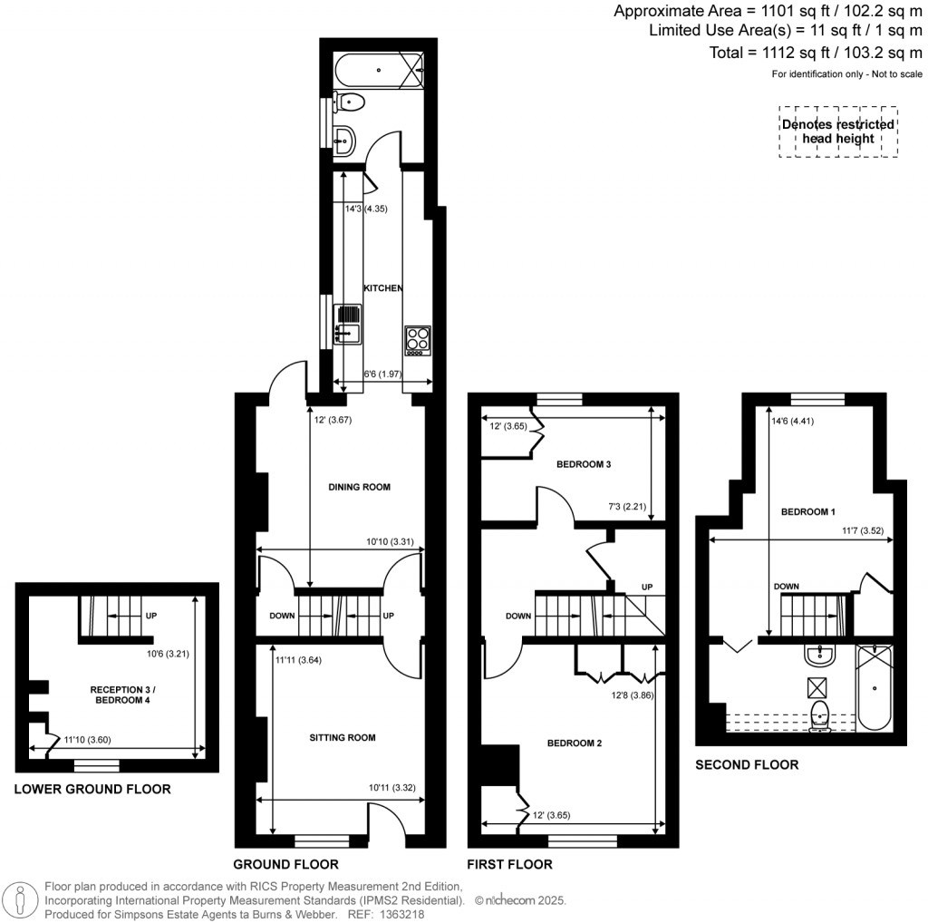 Floorplans For Carlos Street, Godalming, Surrey