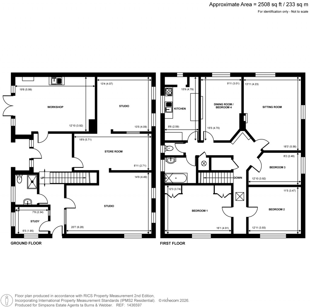 Floorplans For Petworth Road, Witley, Godalming, Surrey