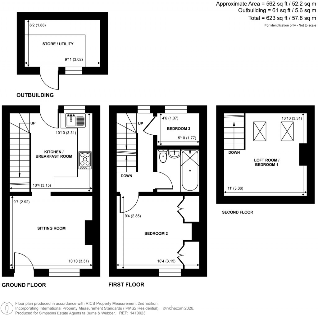 Floorplans For Brighton Road, Godalming, Surrey
