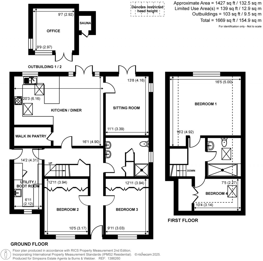 Floorplans For New Road, Wormley, Godalming, Surrey