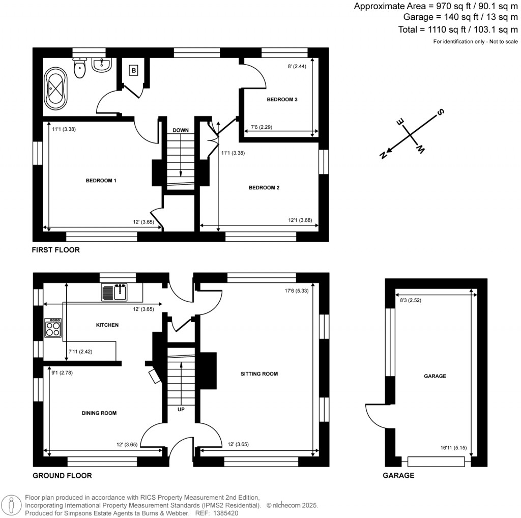 Floorplans For Quarry Hill, Godalming, Surrey