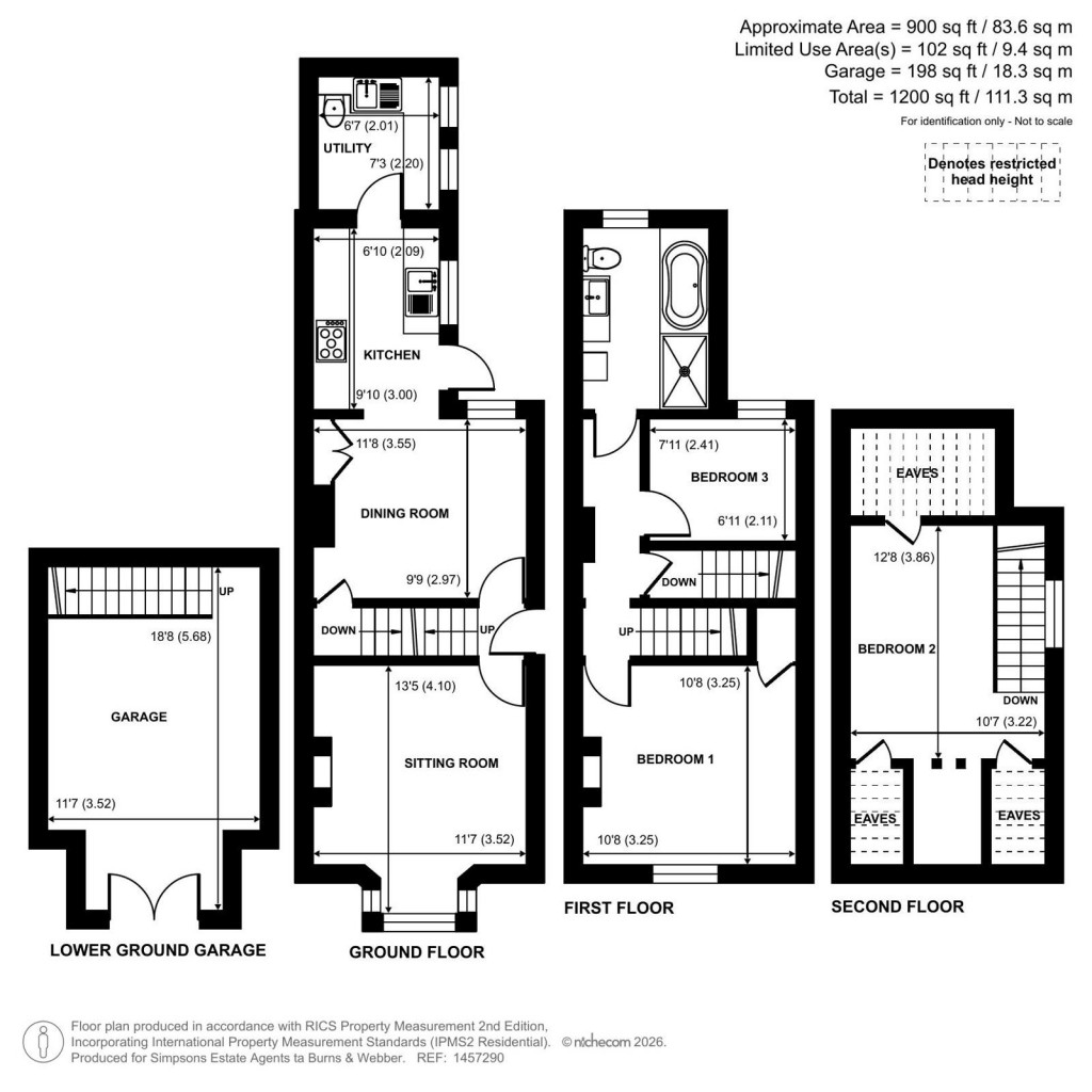 Floorplans For Latimer Road, Godalming, Surrey
