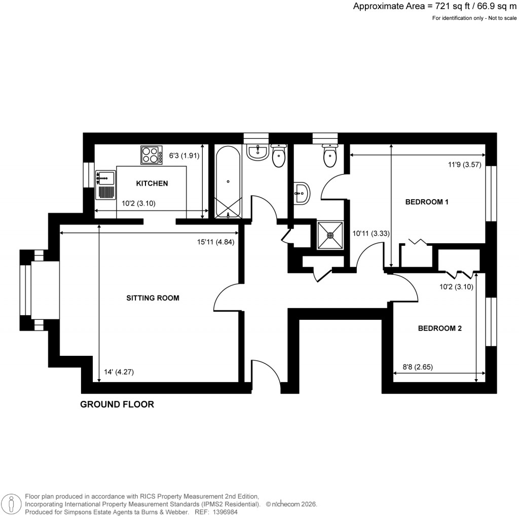 Floorplans For Croft Road, Godalming, Surrey