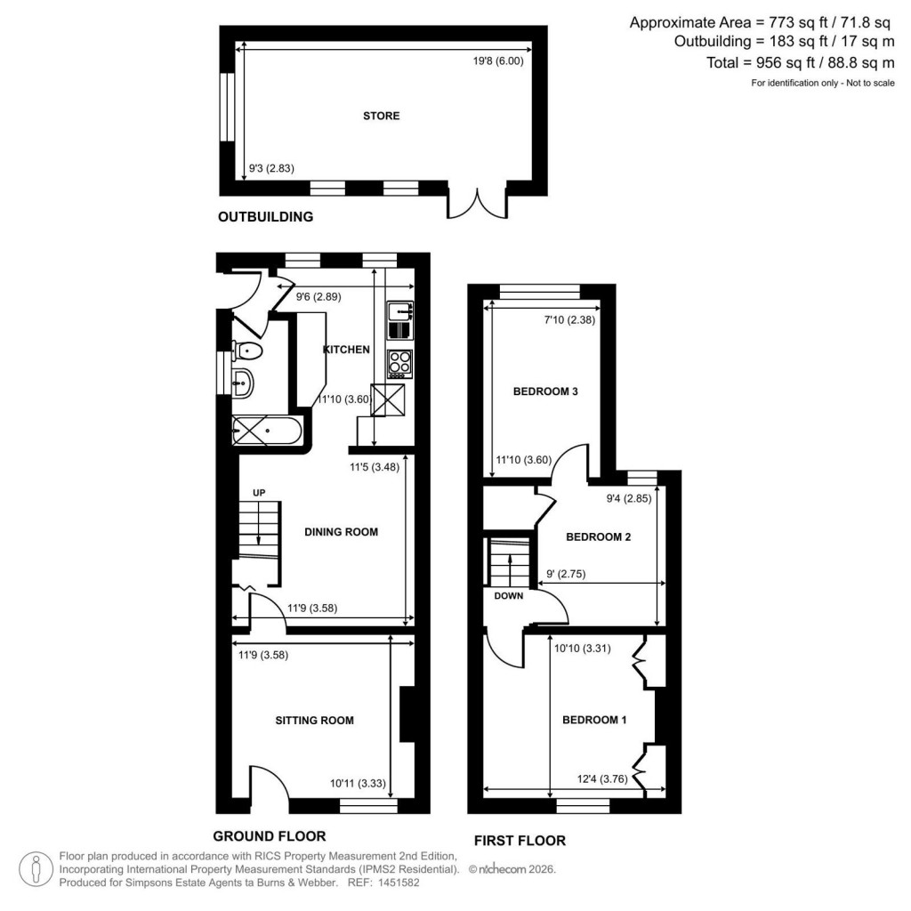 Floorplans For Petworth Road, Chidddingfold, Surrey