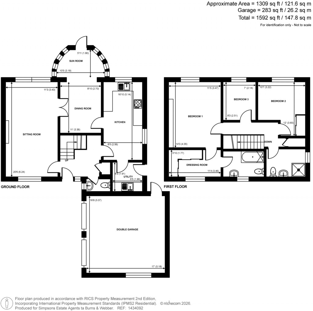 Floorplans For George Eliot Close, Witley, Surrey