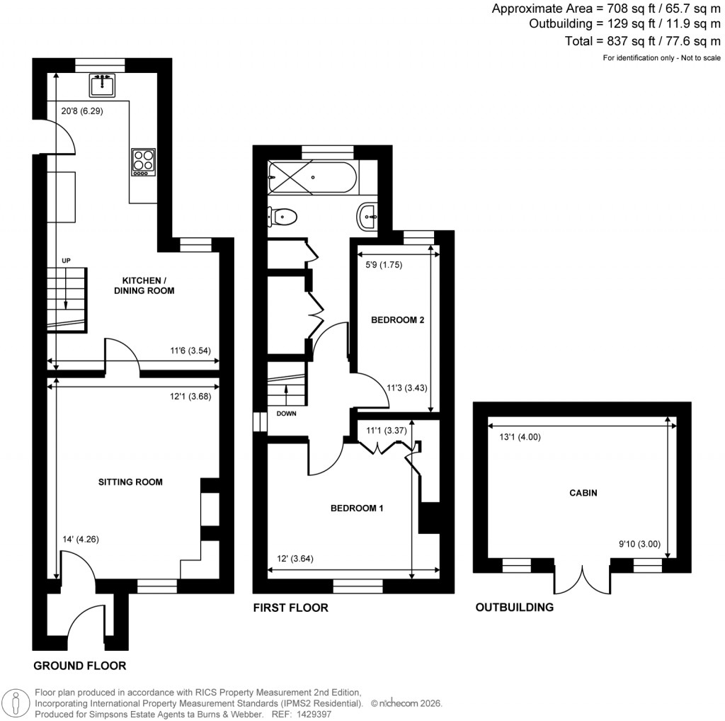 Floorplans For Summers Road, Farncombe, Surrey