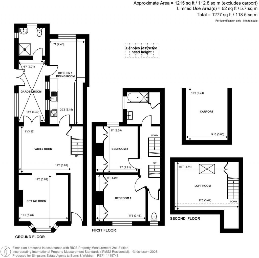 Floorplans For Mill Lane, Chiddingfold, Surrey
