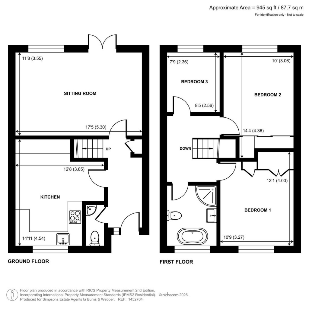 Floorplans For Cherry Tree Lane, Godalming, Surrey